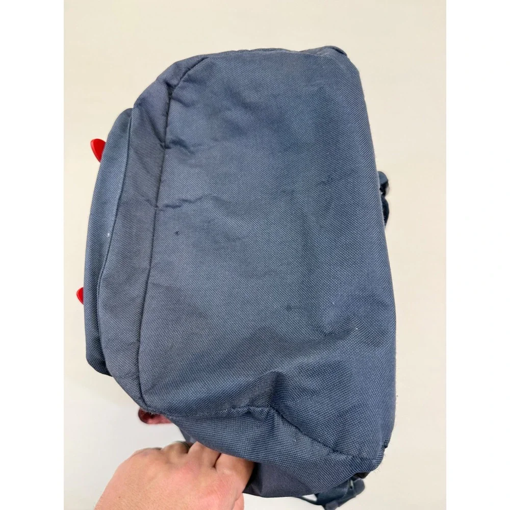 Herschel Supply Co Backpack Blue Red Straps Roll‎ Top Casual Everyday Travel